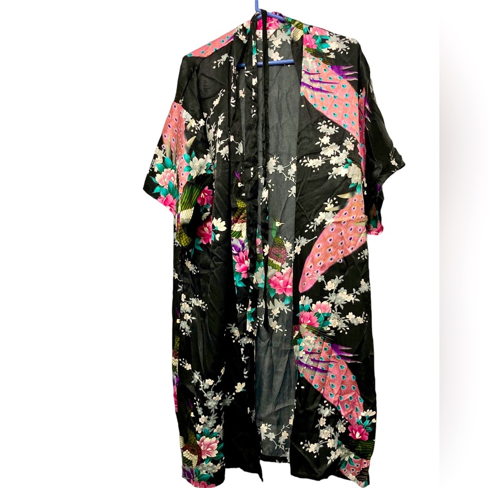 Jin Hon Kimono Coverup Robe Sz L